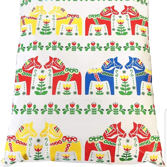 20 ct   White Dala Horse 10 X 13” PREMIUM Poly Mailers  Designer Shipping - Picture 6 of 9